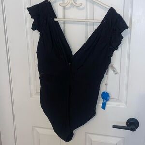 NWT black Cupshe one piece bathing suit 1XL - fits like an L/XL